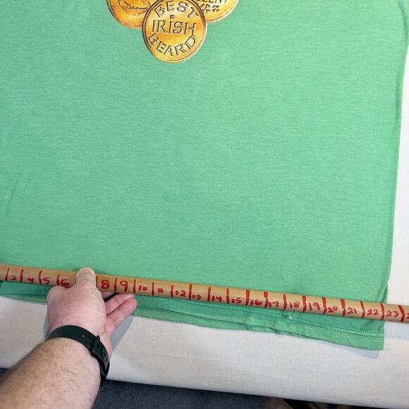 American Rag CIE Kelly Green Irish T-Shirt Unisex L 60%Cotton/ 40% Polyester - Picture 7 of 8